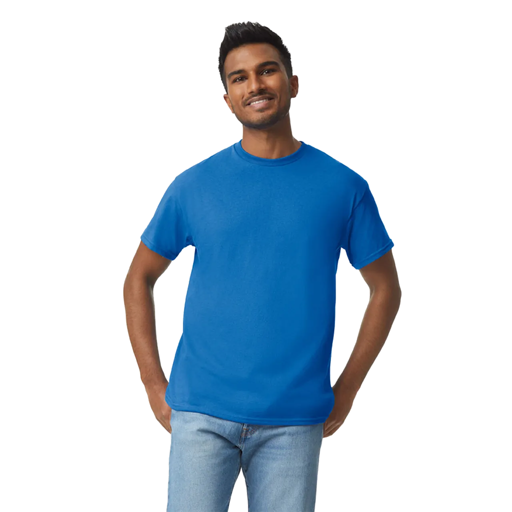 DTF-Playera Cuello Redondo Manga Corta G500 Cantidad minima 6pzs.